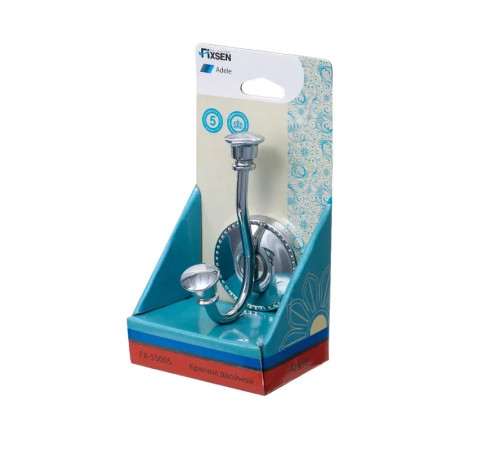 Крючок двойной Fixsen Adele FX-55005