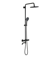 Душевая система с термостатом FRAP F24006-6, черный