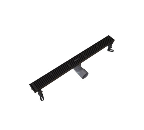 Душевой трап линейный Knotlor SDRW0600LBL, матовый черный