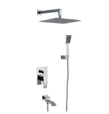 Душевая система встраиваемая GAPPO G7107, хром
