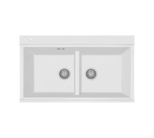 Кухонная мойка Rivelato Фондо 8638-2, белый