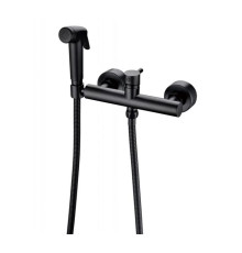 Гигиенический душ со смесителем Bravat D9141BW-RUS, черный