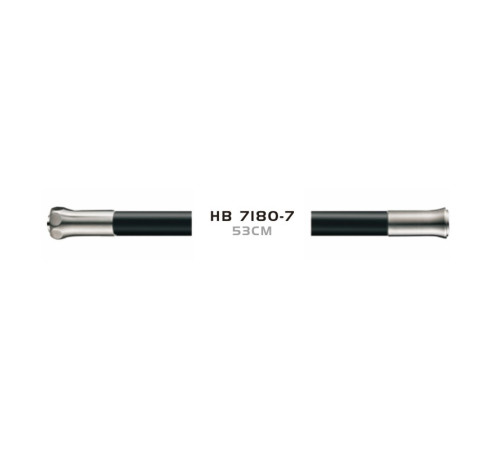 Гибкий излив для кухонного смесителя Haiba HB7180-7, черный