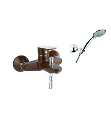 Смеситель для ванны Fiore KEVON CHIC 81MX8150, хром/коричневый
