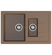 Кухонная мойка GranFest QUADRO 775KL, терракот