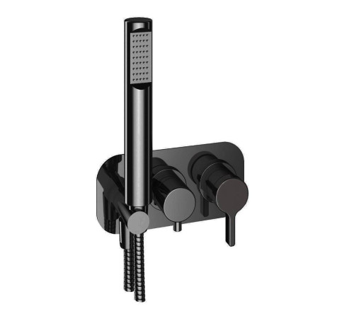 Смеситель для душа встраиваемый Webert Coral CO860512560, черный