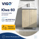 Тумба с раковиной напольная VIGO Юма 346 дуб давос-com, 60 см
