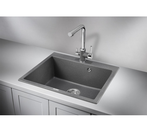 Кухонная мойка Granula 6001, ГРАФИТ