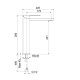 Смеситель для раковины Fiore KUBE 100NN8518, черный
