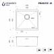 Кухонная мойка Grandex Aqua Proline 5040603, графит