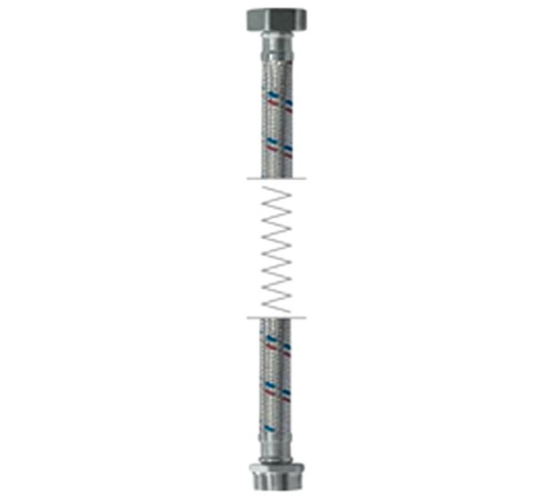 Гибкая подводка для смесителя Frap F98-10 (защ.оболочка:ПВХ Г1/2-Ш1/2-100cm)