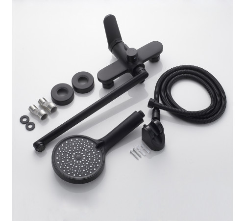 Смеситель для ванны Shevanik S4322H, черный
