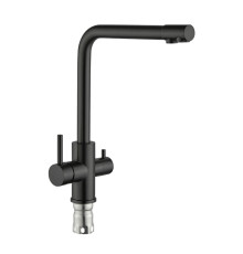 Смеситель для кухни с подключением к фильтру Fmark FS0862H, черный