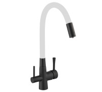 Смеситель для кухни с подключением к фильтру Savol S-L1806H-02, черный
