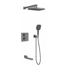 Душевая система Rose R1595T, пепельный