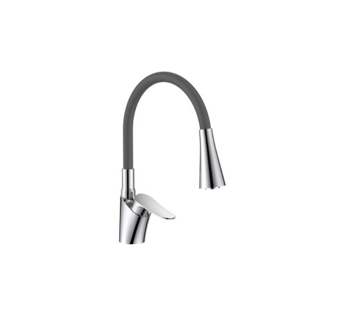 Смеситель для кухни с гибким изливом VODA Kitchen K19, хром