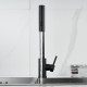 Смеситель для кухни с мультифункциональным изливом Raffine F203H, черный