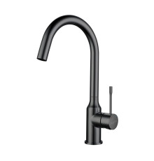 Смеситель для кухни Rivelato Garda 1923502, черный