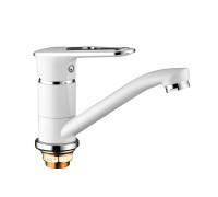 Смеситель для кухни FRAP F4549, белый
