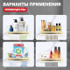 Полка с держателем полотенец Raglo R340.04.03, золотой сатин