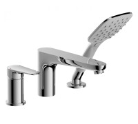 Смеситель на борт ванны Bravat Iguassu F5173218CP-1-RUS, хром