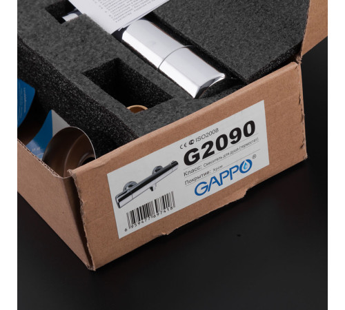 Смеситель для душа с термостатом GAPPO G2090, хром