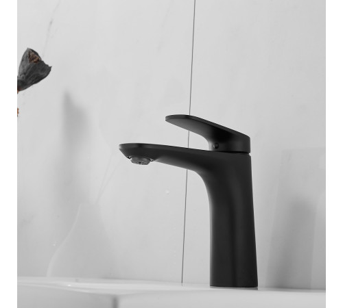 Смеситель для раковины Raffine F0185H, черный