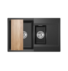 Кухонная мойка Granula 7808, ЧЁРНЫЙ