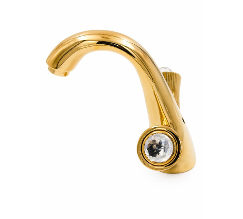 Смеситель для раковины с донным клапаном Fiore VENERE SKY (SWAROVSKI®) 13OO0623, золото