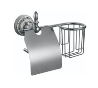 Держатель для туалетной бумаги и освежителя Savol S-L06851A, хром