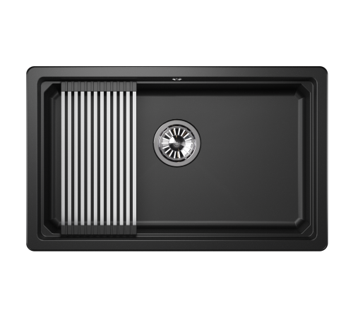 Кухонная мойка Granula 7303U, ШВАРЦ