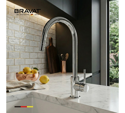 Смеситель для кухни BRAVAT F7799930CP-SW, хром