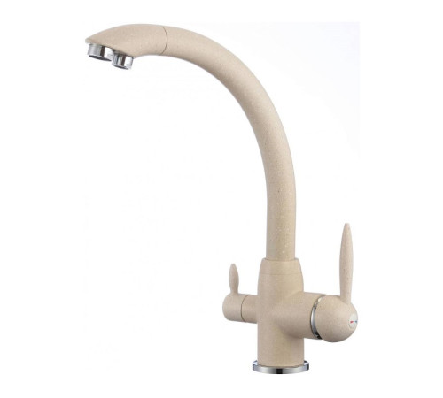 Смеситель для кухни с подключением к фильтру Savol S-L1699Y, бежевый