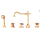 Смеситель на борт ванны Webert Armony AM730402060, медь