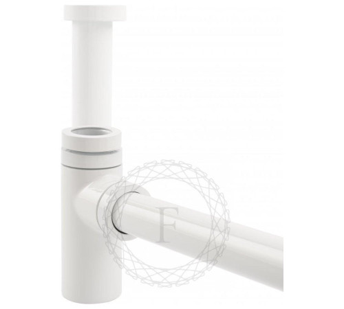 Сифон для раковины FILARETE FL70W, белый