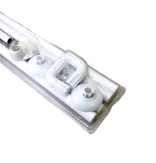 Карниз угловой для ванной  Savol SK-8017S, белый