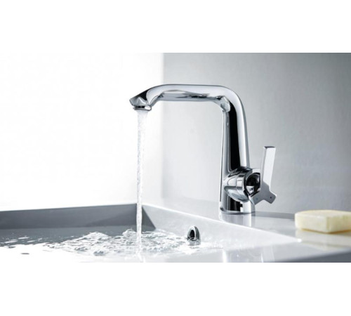 Смеситель для раковины Bravat Waterfall F173107C-1, хром
