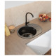 Кухонная мойка GranFest RONDO 580L, черный