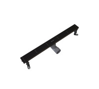 Душевой трап линейный Knotlor SDRW0600LBL, матовый черный
