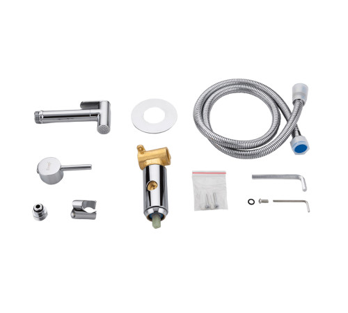 Гигиенический душ со смесителем FRAP F7505-2, хром