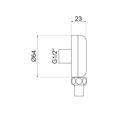 Шланговое подключение Webert AC1016794, матовое золото