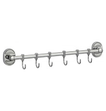 Планка с крючками Savol S-008206, хром