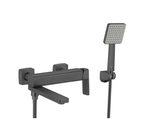Смеситель для ванны Fmark FS8724-22Q, графит