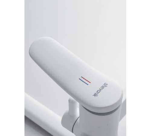 Смеситель для ванны Shevanik S4722C, белый