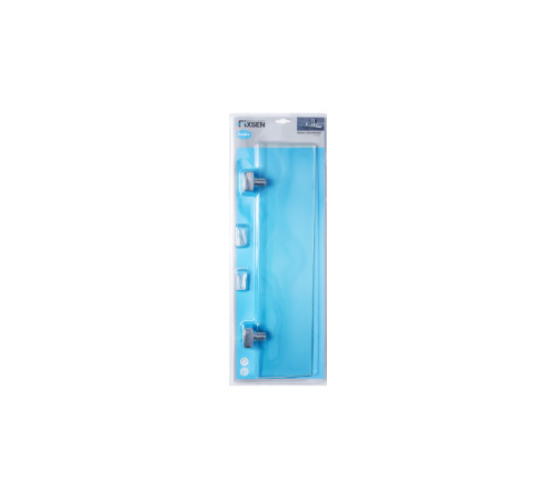 Полка стеклянная Fixsen Kvadro FX-61303