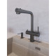 Смеситель для кухни Grandex Aqua Integra-SP 9020493, графит
