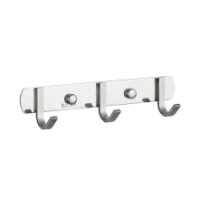 Планка с крючками FRUD R202-3, хром