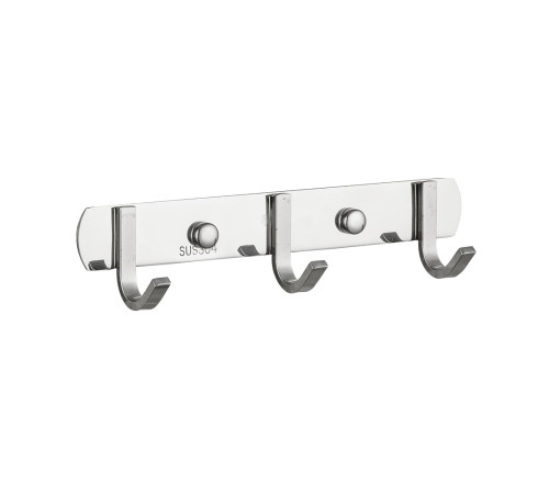 Планка с крючками FRUD R202-3, хром