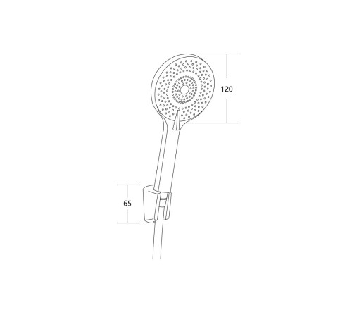Душевой комплект ESKO SHS05B, черный