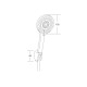 Душевой комплект ESKO SHS05B, черный
